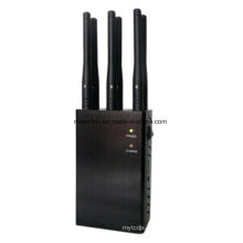 6 Antenna Portable GPS WiFi 3G 4G Phone Signal Jammer